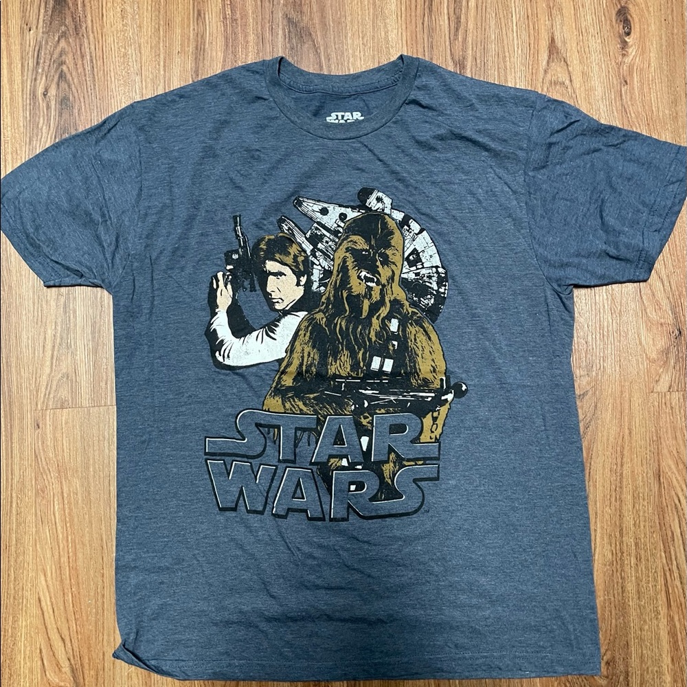Star Wars Han Solo & Chewbacca Tee Size Large